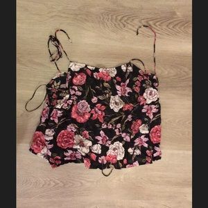 Floral blouse/tank top
